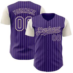 Camiseta de Béisbol Personalizada para Equipo, Diseño de Dos Tonos, 100% Poliéster, Impresión por Transferencia de Calor/Sublimación, Bordado, Nombre y Logotipo del Equipo Personalizados - Product Image 5