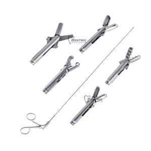 Pinzas para cuerpos extraños para histeroscopio 410mm, Kit quirúrgico endoscópico Clase II, Acero inoxidable de alta calidad, Manual, CE MOL General - Product Image 2