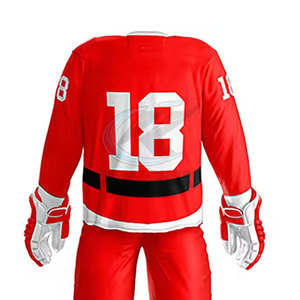 Uniforme d'équipe de hockey sur glace pour hommes, personnalisable, en polyester respirant, service OEM, fabricant au Pakistan - Product Image 5