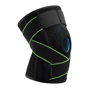 Genouillère de soutien articulée élastique avec compression supérieure pour le volley-ball, le basketball, la course à pied, le cyclisme et l'entraînement physique - Product Image 4