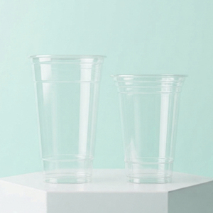 Clear Round PP <b>Plastic</b> <b>Cups</b> for Beverage Coffee Cold <b>Drinks</b> Disposable <b>Cup</b> 95mm - Product Image 1