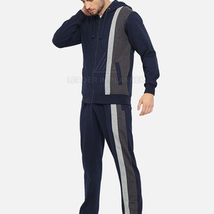 Latest Design Winter Men's <b>Tracksuit</b> Set Causal Long Sleeve Black Color <b>Plain</b> <b>Tracksuit</b> For Sale - Product Image 3