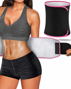 Cinturón Reductor de Cintura Plateado para Hombres y Mujeres, Cinturón de Sauna para Sudar con Soporte Lumbar para Correr, Yoga, Gimnasio, Ejercicio, Personalizado - Product Image 1