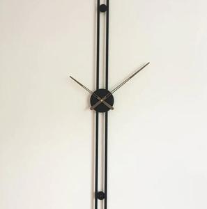 Minimalist <b>Metal</b> Wall <b>Clock</b> Geometric Design Silent Quartz Analog Hanging <b>Clock</b> for Living Room - Product Image 5