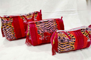 Set de Bolsas de Terciopelo para Artículos de Aseo, Bolsa de Maquillaje para Cosméticos, Regalo de Cumpleaños, Regalo de Boda, Regalo para Damas de Honor con Cierre - Product Image 4