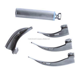 Laringoscopio Veterinario LED Medivolve Macintosh Curvo de 4 Piezas de Acero Inoxidable, Certificado CE Clase I, 1 Año de Garantía, OEM, ODM, Venta al Por Mayor - Product Image 1