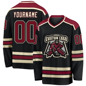 Maillot de hockey vert or-blanc personnalisé de qualité supérieure, vente en gros, directement de l'industrie - Product Image 3