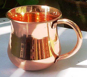 Metal 100% Solid Copper Moscow Mule <b>Mug</b> Hammered Design Coffee <b>Mug</b> Made in India by barkah <b>star</b> - Product Image 2