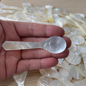 Ensemble de cuillères en nacre pour caviar et beurre, couverts pour banquets, traiteur et emballage de cadeaux - Product Image 4