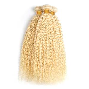 Extensiones de Cabello Humano Remy Indio NAJIR HAIR HUB, Rizado, Pre-Enlazadas, 100 g, Color Rubio 1 - Product Image 1