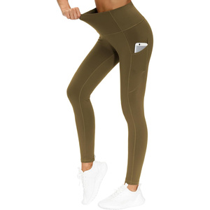 Leggings de Yoga de Cintura Alta con Sensación de Segunda Piel, Pantalones Deportivos Suaves para Mujer, Leggings de Gimnasio Sin Transparencias para Pilates - Product Image 1