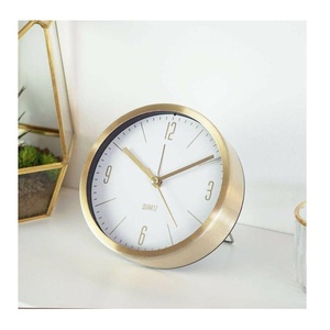 Horloge de bureau au design moderne, silencieuse, sans tic-tac, décoration d'intérieur, horloge de table - Product Image 1