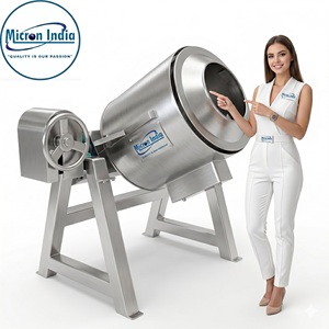 Máquina Tostadora Rotatoria Industrial de GLP, Automática, de Acero Inoxidable, para Tostar Nueces, Semillas, Café, Papel, Plástico, Vidrio, 440V - Product Image 3