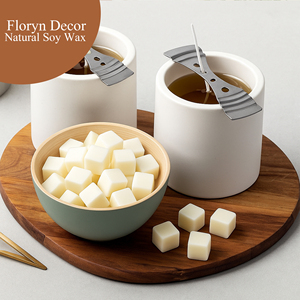 Floryn Decor 100% Pure Natural Square Soy <b>Wax</b> <b>Candle</b> Making Home Decoration | Eco-Friendly Handmade Multi-Function <b>Wax</b> Warmers | - Product Image 5