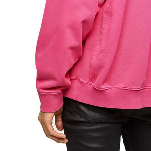 Sweat-shirt rose surdimensionné à capuche avec logo imprimé sur le devant, pull en molleton unisexe, vêtement d'automne décontracté pour homme - Product Image 4