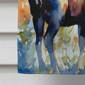 Moose Décoratif Cour Bannière Oeuvre Grand Porche Manches Poteau Décor Multicolore Maison Drapeau Tenture Murale En Polyester - Product Image 4