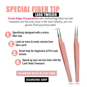 Pinces de précision pour extensions de cils, pinces à cils pour outils de formation en esthétique, pinces pour extensions de cils - Product Image 5