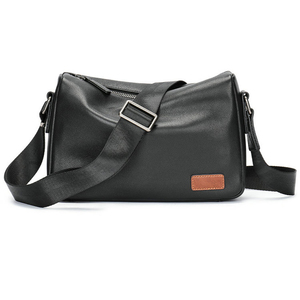 Sac à bandoulière en cuir véritable pour téléphone portable, sacoche de poitrine, sac de voyage, sac messager pour hommes et femmes, vente en gros - Product Image 1