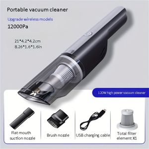 Aspirapolvere per Auto Wireless Argento con Forte Aspirazione, Mini Aspirapolvere Portatile Ricaricabile per Casa, Alimentazione USB - Product Image 5