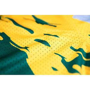 Custom Logo Basketball Shorts with Double-<b>Layer</b> Thick Mesh Fabric Cotton Style Cargo Solid Pattern Sublimation Printed Mesh - Product Image 5