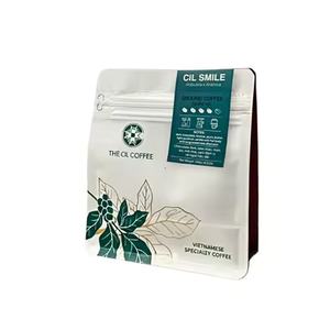 Café en grains entiers biologique SCA Premium, mélange Arabica & Robusta, torréfaction Full City, en sachet pour le commerce mondial - Product Image 1