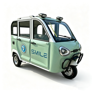 Triciclo Eléctrico con Cabina Cerrada |   Triciclo Resistente de Alta Potencia, Impermeable, Disponible en Versiones de 3 y 5 Puertas - Product Image 2