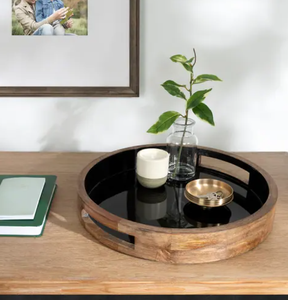 Wholesale Exclusive Mango Wood Serving Tray with Comfortable Handle <b>Clear</b> Finished Luxury <b>Table</b> Decor for Home Serving Dishes - Product Image 5