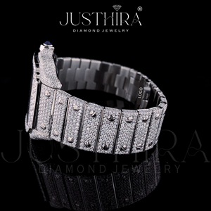 Reloj Clásico con Esfera de Diamantes de Alta Demanda para Unisex, con Correa Delgada, Ligero y Moderno para Uso Diario, Disponible para la Venta - Product Image 3