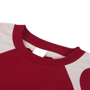 T-shirt décontracté tricoté à col rond et manches raglan pour homme, séchage rapide, couleur unie, coupe classique, design épuré - Product Image 3