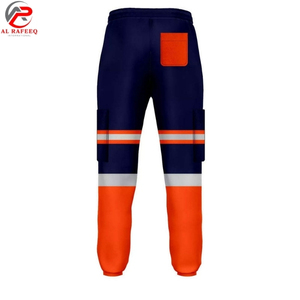 Pantalones de Trabajo Unisex de Último Diseño con Banda Reflectante de Alta Visibilidad, Logotipo Personalizable, Color Sólido 2026, Corte Ajustado - Product Image 4