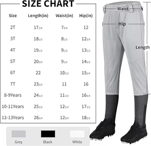 Pantalones de Béisbol de Diseño Único Hechos en Fábrica 2026, Logotipo Personalizado, Alta Calidad, Los Mejores Pantalones de Béisbol Estampados para Unisex, Hechos en Pakistán - Product Image 6
