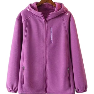 Pull-over décontracté respirant 100% coton Sweats à capuche de qualité supérieure pour femme Personnaliser Sweats à capuche à fermeture éclair à épaules tombantes - Product Image 1