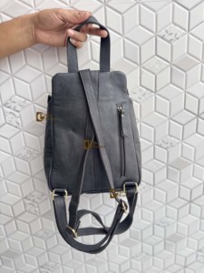 Mochila de Cuero Genuino con Patrón de Piel de Vaca, Estilo Bohemio, Unisex, con Cierre de Cremallera - Product Image 4