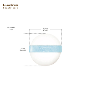 Fácil de usar, venta al por mayor para distribución minorista, dos esponjas de maquillaje suaves y elásticas tipo macaron, adecuadas para polvos fijadores y polvos sueltos. - Product Image 3