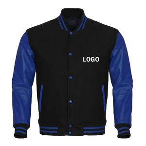 Chaqueta universitaria con cierre de botón a presión, chaqueta universitaria gruesa de invierno para clima frío, chaqueta universitaria con logotipo personalizado, moda urbana - Product Image 5