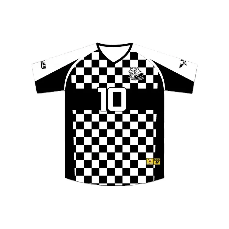Gesublimeerde Voetbal Jersey Custom Logo Jeugdvoetbalteam Uniformen
