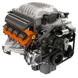 Moteur Challenger Hellcat suralimenté V8 6.2L SRT Hellcat Redeye, boîte de vitesses manuelle 6 vitesses, boîte de vitesses automatique 8 vitesses ZF 8HP90 - Product Image 5