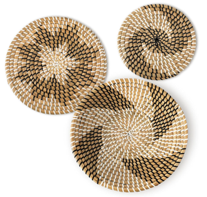 Seagrass Basket <b>Wall</b> <b>Decor</b> <b>Hanging</b> <b>Wall</b> Decoration Storage Baskets ANGLE - Product Image 1