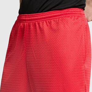 Shorts de basket-ball pour hommes de haute qualité, vintage, rétro, à taille élastique, double maille, broderie, avec poches zippées, été 2024 - Product Image 5