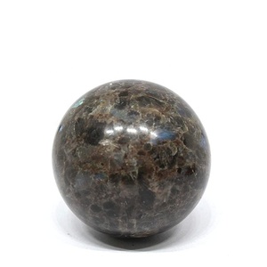 Esfera pulida de larvikita Premium al por mayor, cristal curativo potente para protección amorosa y Decoración elegante del hogar - Product Image 1
