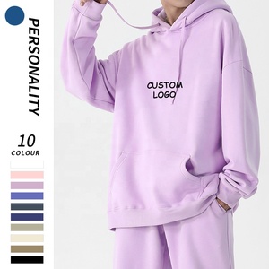 Conjunto Deportivo de Dos Piezas para Hombre con Logotipo Personalizado al por Mayor, Chándal Color Block, Traje Deportivo Unisex Holgado de Poliéster para Correr - Product Image 3