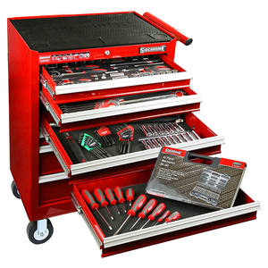 FAST DELIVERY Quality SidchromeS 250 Piece Metric/AF Tool <b>Kit</b> <b>Roll</b> Cabinet - SCMT11600 - Product Image 1
