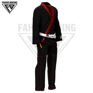 Good Supplier Hand Made <b>Machine</b> Washable Marital Art Jiu Jitsu Uniform Unisex Polyester Cotton BJJ Kimono for Martial Arts - Product Image 3