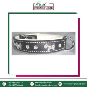 Collier pour chien en cuir écologique, accessoires pour chien faits à la main, collier pour chien en cuir - Product Image 3