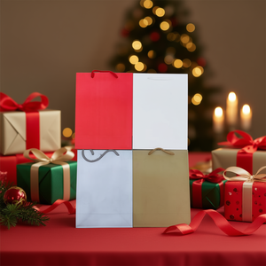 Sac cadeau en papier monochrome 18*24*8.5CM BOLSA REGALO - Product Image 2