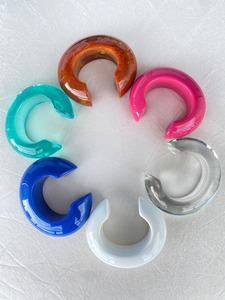 Brazaletes de Resina Transparente Hechos a Mano para Mujer, Joyería de Moda Vintage, Accesorios Artesanales para Fiestas en Casa, Personalizados - Product Image 2