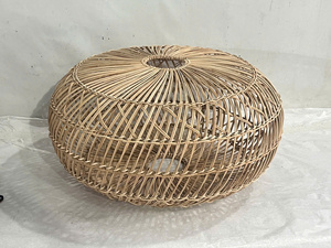 High Quality Bamboo Lamp Natural <b>Wicker</b> Hanging Lampshade Decorative <b>Ceiling</b> Pendant <b>Light</b> Bulk Pack Wholesale Factory Price - Product Image 5