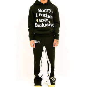 Custom made Men Puff Print <b>Tracksuit</b> <b>Stitched</b> Personalized Casual Wear Anti Wrinkle Breathable Comfortable Puff Print <b>Tracksuit</b> - Product Image 1
