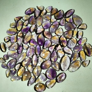 Wholesale Natural Loose Quartz Gemstone Cabochons Oval Cut Color Play Healing Jewelry 20-45mm 8-12g - Product Image 5