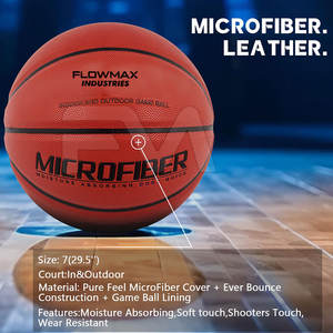 Ballons de basket de taille professionnelle de haute qualité, ballons de basket à chambre à air en caoutchouc, ballons de basket à prix avantageux - Product Image 5